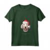 Bedlington Terrier Dog Divertente Woofy Christmas - Maglietta Semplice con Collo a V - Il Miglior Regalo di Natale per gli Amanti del Bedlington Terrier