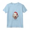 Bedlington Terrier Dog Divertente Woofy Christmas - Maglietta Semplice con Collo a V - Il Miglior Regalo di Natale per gli Amanti del Bedlington Terrier