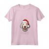 Bedlington Terrier Dog Divertente Woofy Christmas - Maglietta Semplice con Collo a V - Il Miglior Regalo di Natale per gli Amanti del Bedlington Terrier