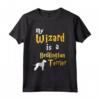 My Wizard is Bedlington Terrier - Maglietta per Proprietari di Bedlington Terrier - Design Magico per Amanti della Magia e dei Cani