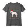 Bedlington Terrier Natale Maglietta - Design Natalizio con Cane Santa - Regalo Perfetto per Mamma o Papà Bedlington