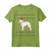 Bedlington Terrier Natale Maglietta - Design Natalizio con Cane Santa - Regalo Perfetto per Mamma o Papà Bedlington