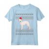 Bedlington Terrier Natale Maglietta - Design Natalizio con Cane Santa - Regalo Perfetto per Mamma o Papà Bedlington
