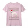 Bedlington Terrier Natale Maglietta - Design Natalizio con Cane Santa - Regalo Perfetto per Mamma o Papà Bedlington