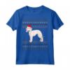 Bedlington Terrier Natale Maglietta - Design Natalizio con Cane Santa - Regalo Perfetto per Mamma o Papà Bedlington