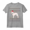 Bedlington Terrier Natale Maglietta - Design Natalizio con Cane Santa - Regalo Perfetto per Mamma o Papà Bedlington