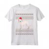 Bedlington Terrier Natale Maglietta - Design Natalizio con Cane Santa - Regalo Perfetto per Mamma o Papà Bedlington