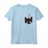 Divertente Cane Bedlington Terrier in Pocket - Maglietta per Amanti dei Cani - Regalo Perfetto per Festa della Mamma o Natale