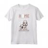 Casa - Bedlington Terrier Maglietta con Slogan 'Home is where my Bedlington is' - Ideale per Amanti, Allevatori e Proprietari di Cani