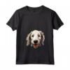 Donna Cane di razza cucciolo Bedlington Terrier in vena di coccole - Maglietta con Collo a V per Amanti dei Cani
