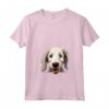 Donna Cane di razza cucciolo Bedlington Terrier in vena di coccole - Maglietta con Collo a V per Amanti dei Cani