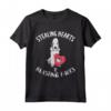 Divertente Bedlington Terrier Scoreggia Maglietta - Regalo per Amanti dei Cani - Stealing Hearts And Blasting Farts per San Valentino