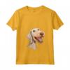 Donna Bedlington Terrier Cartoon Artwork Maglietta con Collo a V - Il miglior compagno peloso - Leggera e Divertente