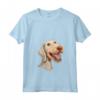 Donna Bedlington Terrier Cartoon Artwork Maglietta con Collo a V - Il miglior compagno peloso - Leggera e Divertente