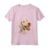 Donna Bedlington Terrier Cartoon Artwork Maglietta con Collo a V - Il miglior compagno peloso - Leggera e Divertente