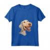 Donna Bedlington Terrier Cartoon Artwork Maglietta con Collo a V - Il miglior compagno peloso - Leggera e Divertente