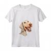 Donna Bedlington Terrier Cartoon Artwork Maglietta con Collo a V - Il miglior compagno peloso - Leggera e Divertente