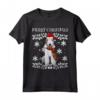 Buon Natale Bedlington Terrier Ugly Christmas Maglietta - Regalo Divertente per Amanti dei Cani - Merry Christmas Ornament Xmas Santa