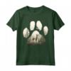 Bedlington Terrier Mountain Paw Design - Maglietta Cane Mamma Papà - Regalo Unico per Amanti dei Cani