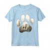 Bedlington Terrier Mountain Paw Design - Maglietta Cane Mamma Papà - Regalo Unico per Amanti dei Cani