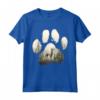 Bedlington Terrier Mountain Paw Design - Maglietta Cane Mamma Papà - Regalo Unico per Amanti dei Cani