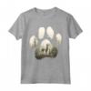 Bedlington Terrier Mountain Paw Design - Maglietta Cane Mamma Papà - Regalo Unico per Amanti dei Cani