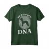 Bedlington Terrier DNA - Impronta Digitale - Maglietta Unisex per Amanti dei Cani - Regalo Originale