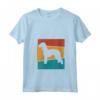 Donna Retrò Bedlington Terrier Maglietta con Collo a V - Regalo Unico per Amanti dei Bedlington Terrier