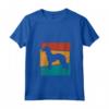 Donna Retrò Bedlington Terrier Maglietta con Collo a V - Regalo Unico per Amanti dei Bedlington Terrier