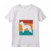 Donna Retrò Bedlington Terrier Maglietta con Collo a V - Regalo Unico per Amanti dei Bedlington Terrier