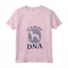 Donna Bedlington Terrier DNA - Maglietta con Collo a V per gli Amanti dei Cani - Regalo Unico per Proprietari di Bedlington Terrier