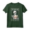 Bedlington Terrier Skeleton - You Make Me Feel Halloween Alive Maglietta - Regalo Originale per Amanti dei Cani Bedlington Terrier