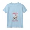 Donna Runner e Bedlington Terrier Maglietta con Collo a V - Miles of Smiles - Ideale per amanti dei cani e appassionati di corsa