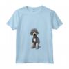 Donna Bedlington Terrier Maglietta con Collo a V - Design Carino per Amanti dei Cani - Acquista Maglietta Online