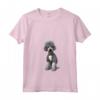 Donna Bedlington Terrier Maglietta con Collo a V - Design Carino per Amanti dei Cani - Acquista Maglietta Online