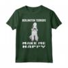 Bedlington Terrier Mi Rende Felice - Maglietta Cani Divertente per Amanti dei Cani - Regalo per Proprietari di Bedlington Terrier