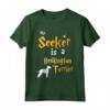 My Seeker is Bedlington Terrier - Maglietta per Proprietari di Bedlington Terrier - Regali Originali per Amanti dei Cani e della Magia