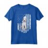 Bandiera Americana Bianco Bedlington Terrier Maglietta - Ideale per festeggiare il 4 Luglio con il tuo amico a quattro zampe