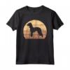 Retrò Tramonto Bedlington Terrier Cane Maglietta - Regalo Unico per Amanti dei Bedlington Terrier