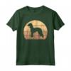 Retrò Tramonto Bedlington Terrier Cane Maglietta - Regalo Unico per Amanti dei Bedlington Terrier