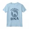 Bedlington Terrier DNA I - Maglietta con Impronta Digitale - Regalo Unico per Amanti dei Bedlington Terrier
