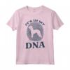 Bedlington Terrier DNA I - Maglietta con Impronta Digitale - Regalo Unico per Amanti dei Bedlington Terrier