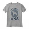 Bedlington Terrier DNA I - Maglietta con Impronta Digitale - Regalo Unico per Amanti dei Bedlington Terrier