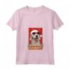 Divertente Bedlington Terrier Natale Cattivo Vintage Maglietta con Collo a V - Regalo per Amanti dei Cani - Design Unico per Cane Mamma o Papà