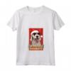 Divertente Bedlington Terrier Natale Cattivo Vintage Maglietta con Collo a V - Regalo per Amanti dei Cani - Design Unico per Cane Mamma o Papà