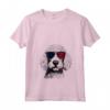 Donna Bedlington Terrier Dog 4 luglio America USA Bandiera Maglietta con Collo a V - Regalo per Proprietari di Cane Bedlington Terrier