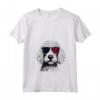 Donna Bedlington Terrier Dog 4 luglio America USA Bandiera Maglietta con Collo a V - Regalo per Proprietari di Cane Bedlington Terrier