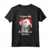 I Love My Bedlington Terrier - Cucciolo Cane Maglietta Leggera per Amanti dei Cani - Acquista Online