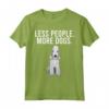 Meno Persona Più Cani Bedlington Terrier Maglietta - Regalo Divertente per Amanti dei Cani - Less People More Dogs