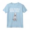 Meno Persona Più Cani Bedlington Terrier Maglietta - Regalo Divertente per Amanti dei Cani - Less People More Dogs